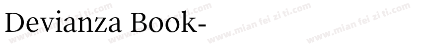 Devianza Book字体转换
